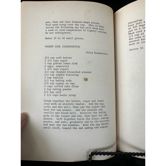 RARE 1978 Cookbook, Allied Officers' Wives Club, Naples, Italy - Picture 4 of 7